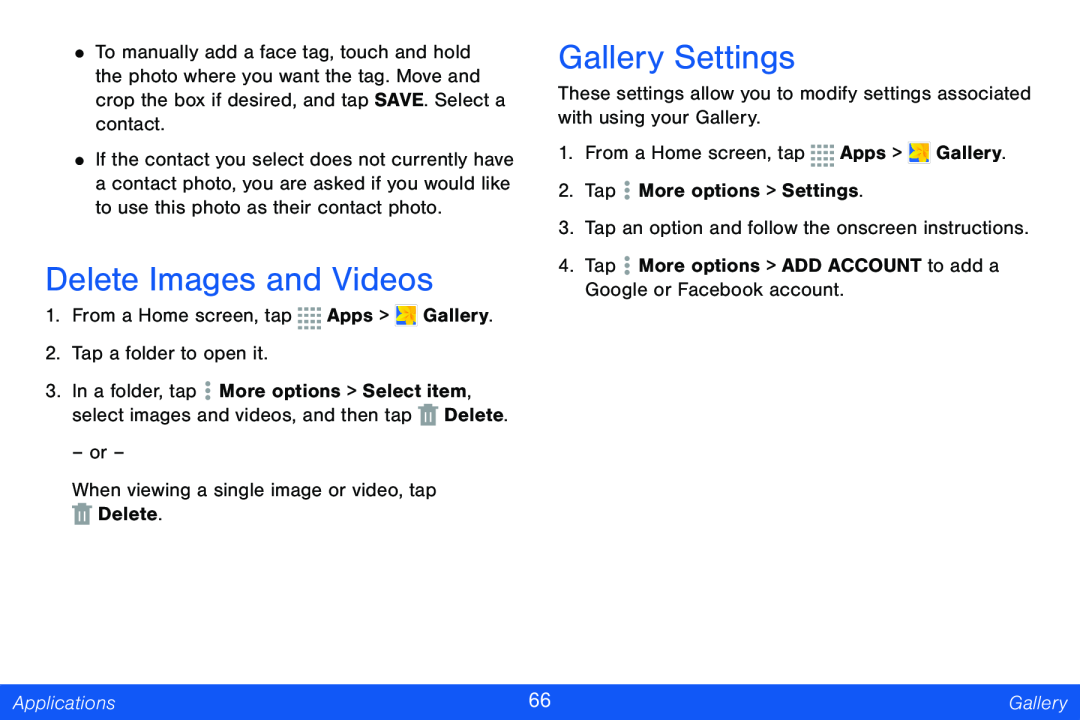 Gallery Settings Galaxy Tab 4 8.0 Verizon