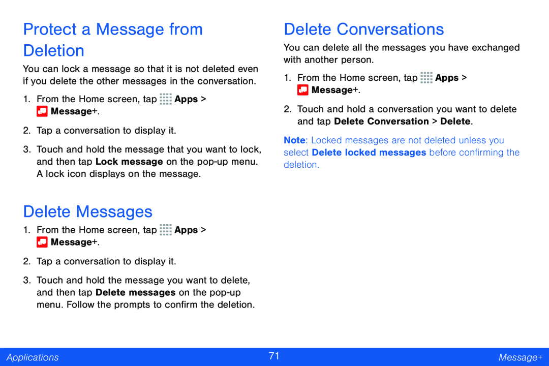 Delete Conversations Galaxy Tab 4 8.0 Verizon