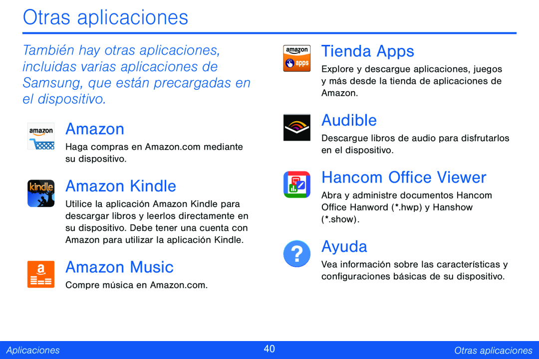 Tienda Apps Galaxy Tab 4 8.0 Verizon