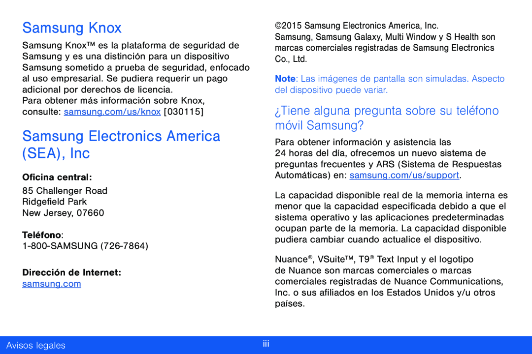 Samsung Electronics America (SEA), Inc Galaxy Tab 4 8.0 Verizon