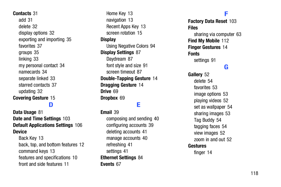 Ethernet Settings Galaxy Tab 4 8.0 Wi-Fi