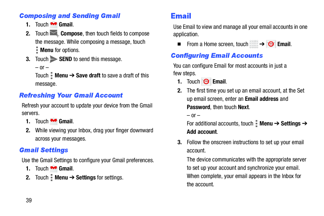 Composing and Sending Gmail Refreshing Your Gmail Account