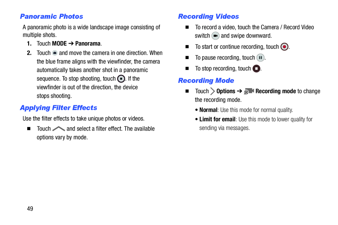 Panoramic Photos Applying Filter Effects