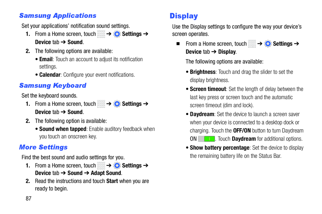 More Settings Galaxy Tab 4 8.0 Wi-Fi