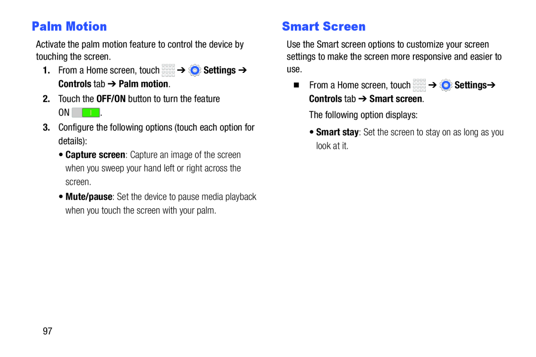 Palm Motion Smart Screen