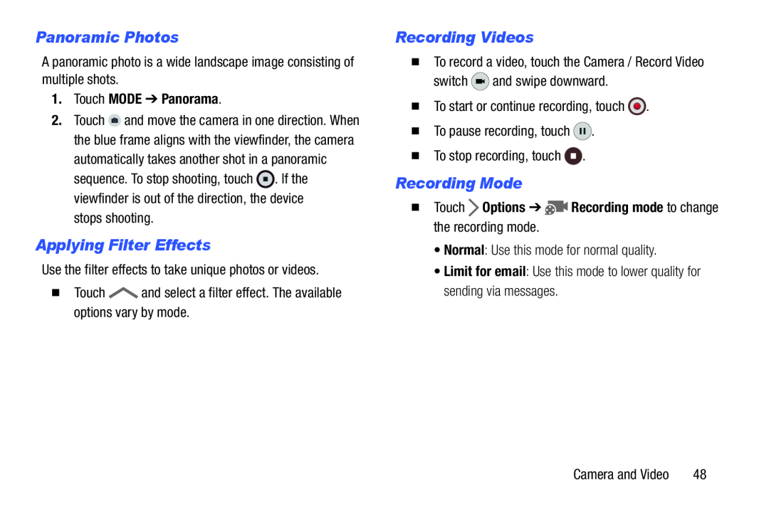 Panoramic Photos Applying Filter Effects