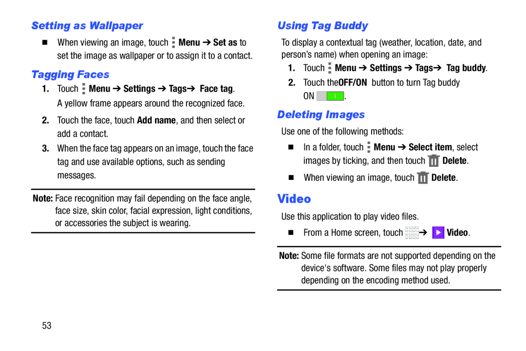 Using Tag Buddy Galaxy Tab 4 7.0 Wi-Fi