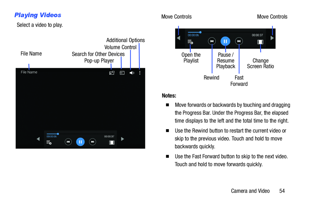 Playing Videos Galaxy Tab 4 7.0 Wi-Fi