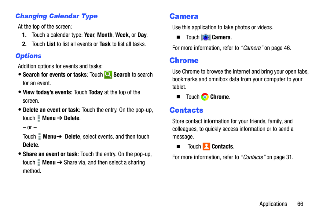 Changing Calendar Type Options