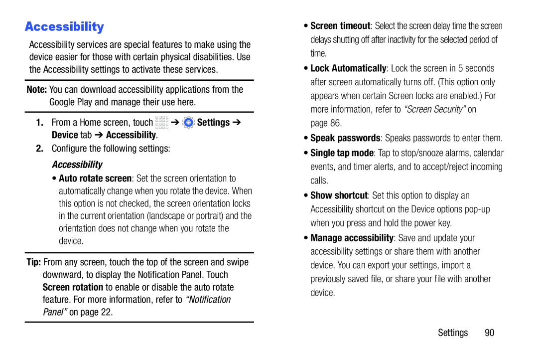 Accessibility