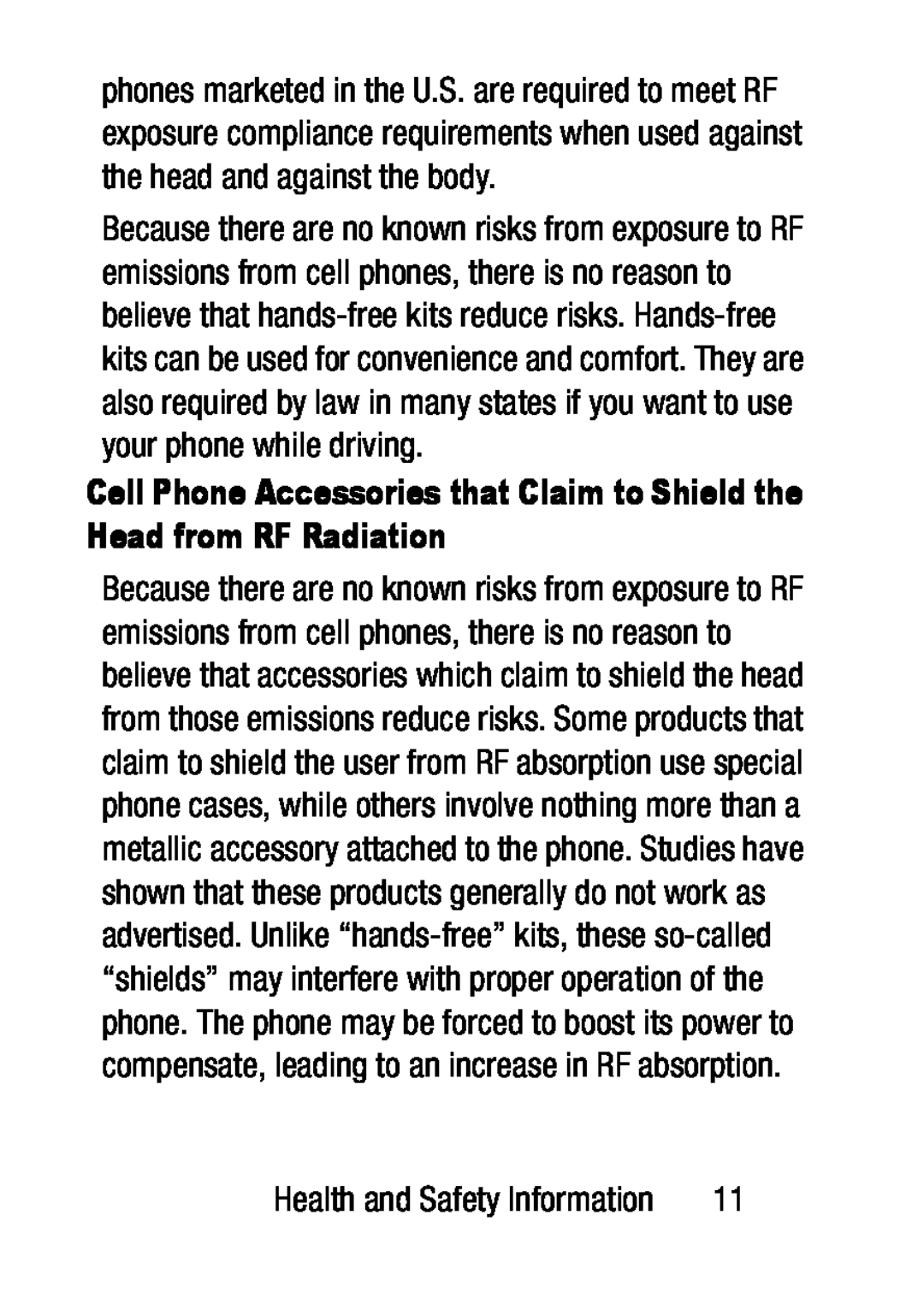 Cell Phone Accessories that Claim to Shield the Head from RF Radiation Galaxy Tab 4 10.1 Verizon