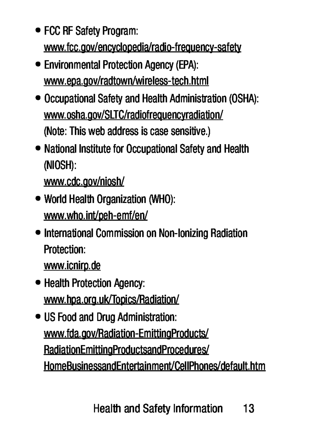 www.cdc.gov/niosh Galaxy Tab 4 10.1 Verizon