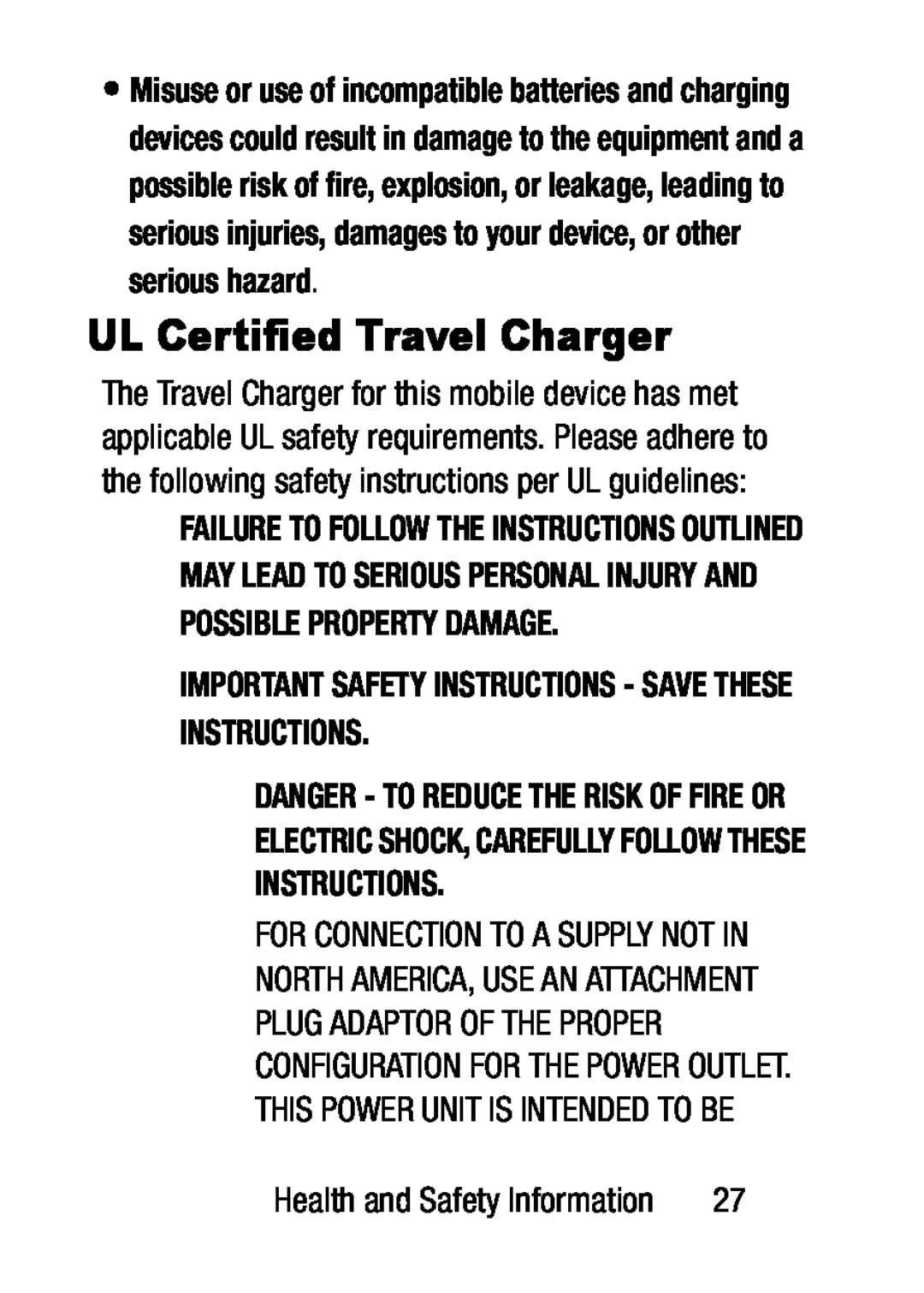 IMPORTANT SAFETY INSTRUCTIONS - SAVE THESE INSTRUCTIONS FOR CONNECTION TO A SUPPLY NOT IN