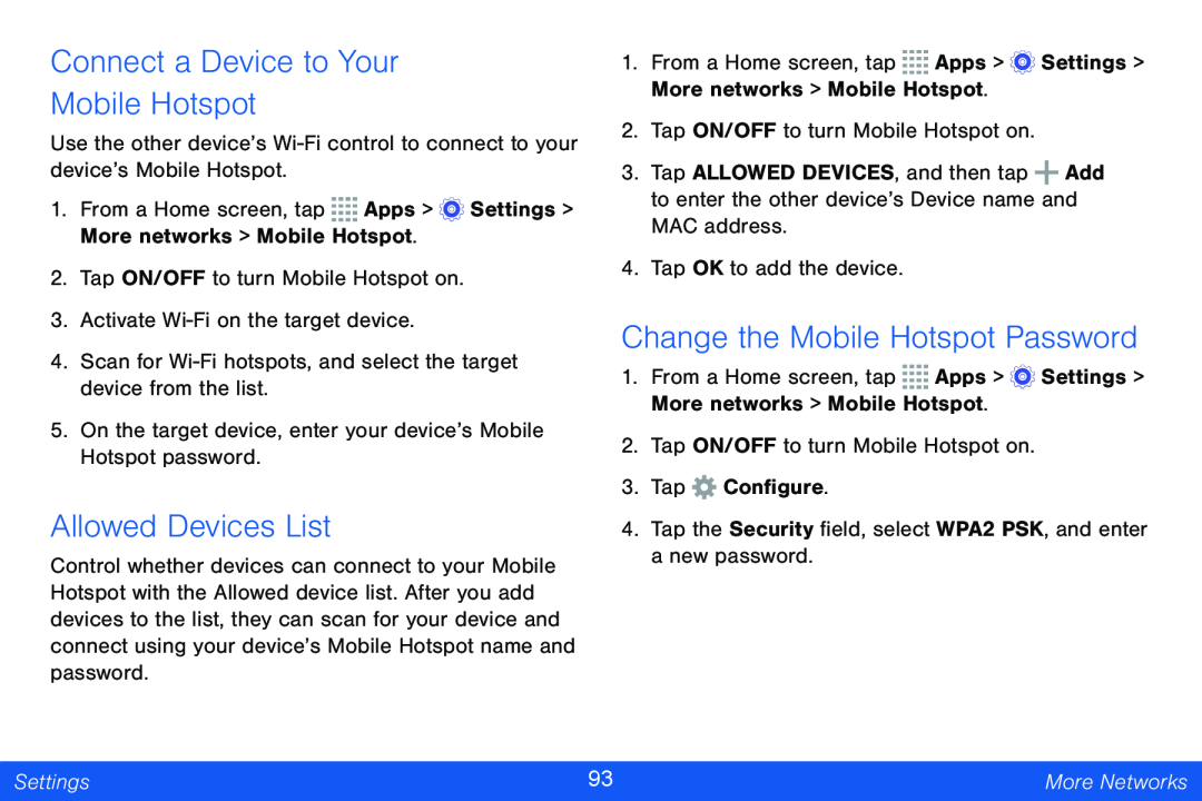 Connect a Device to Your Mobile Hotspot