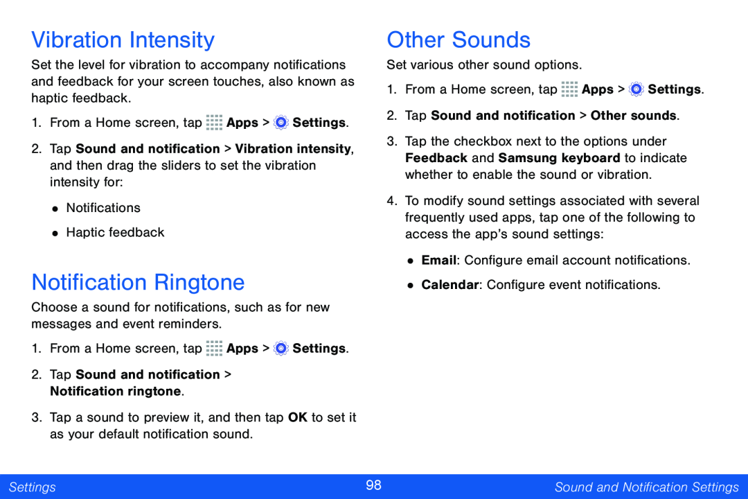 Other Sounds Galaxy Tab 4 10.1 Verizon