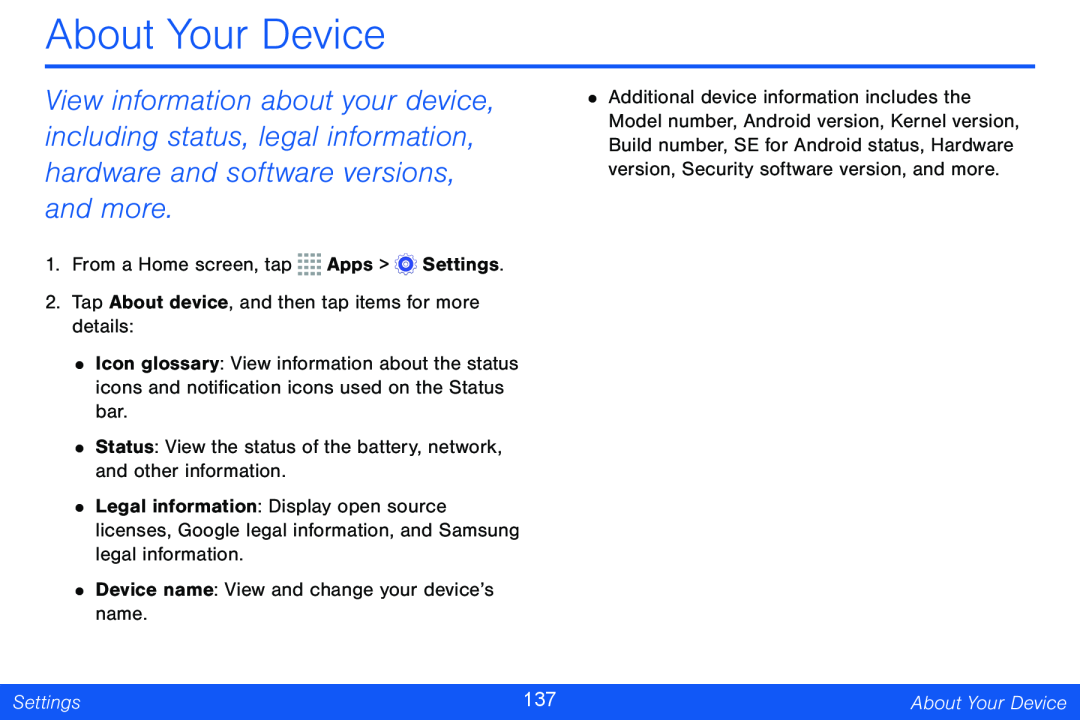 About Your Device Galaxy Tab 4 10.1 Verizon