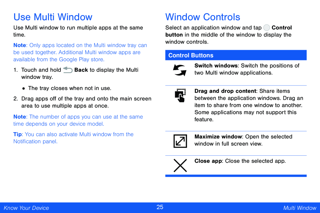 Window Controls Galaxy Tab 4 10.1 Verizon