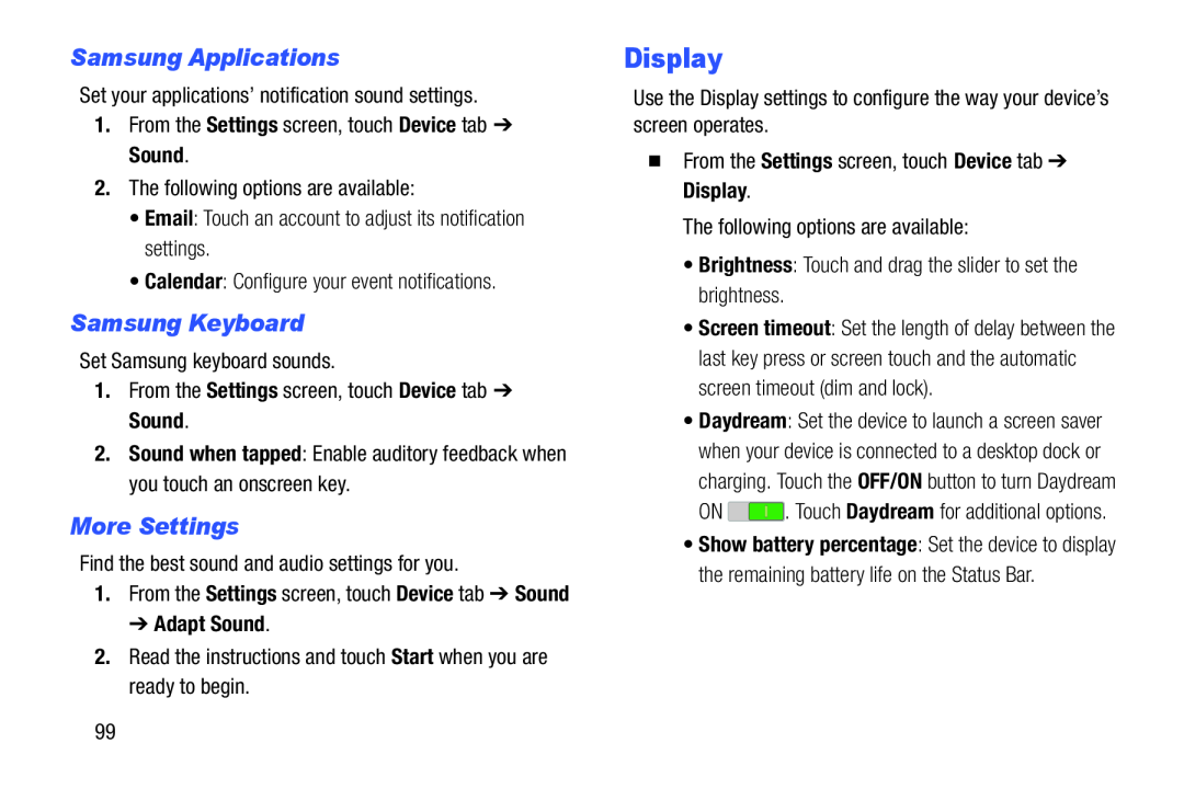 More Settings Galaxy Tab 4 10.1 Wi-Fi