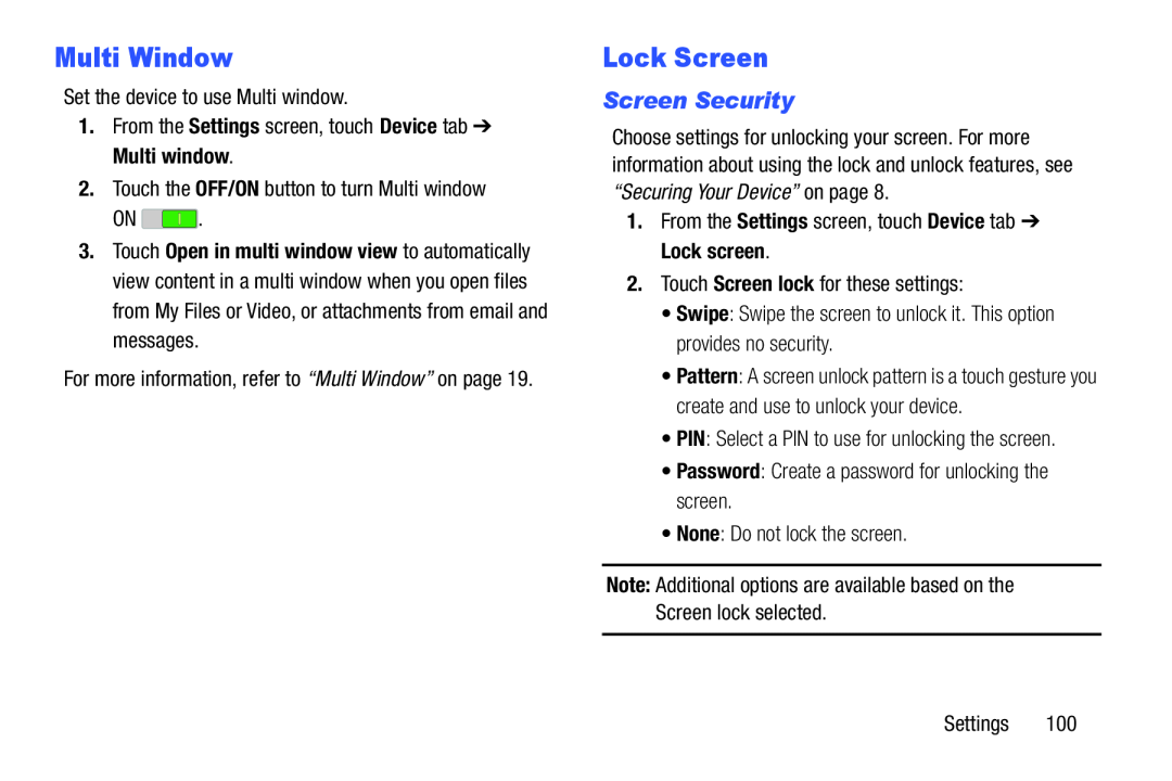 Screen Security Galaxy Tab 4 10.1 Wi-Fi