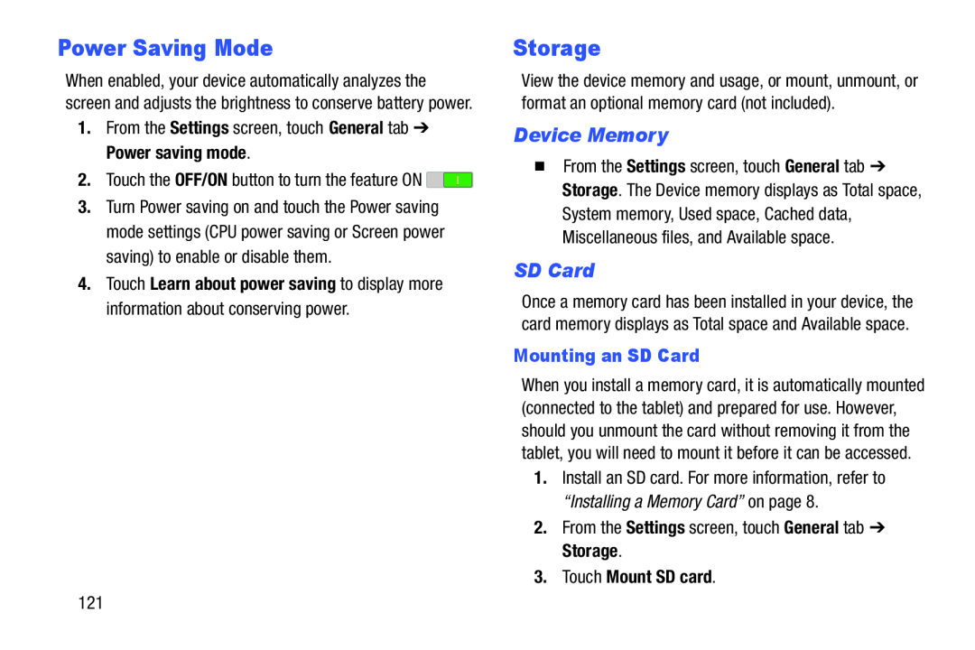 Device Memory Power Saving Mode