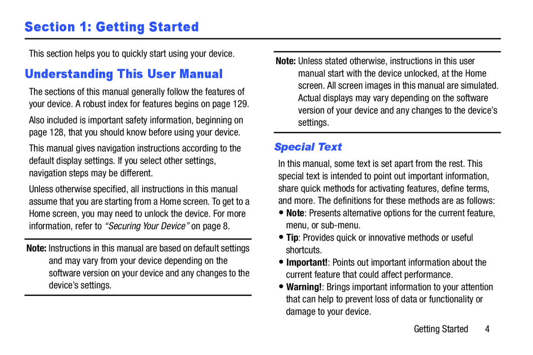 Understanding This User Manual Galaxy Tab 4 10.1 Wi-Fi