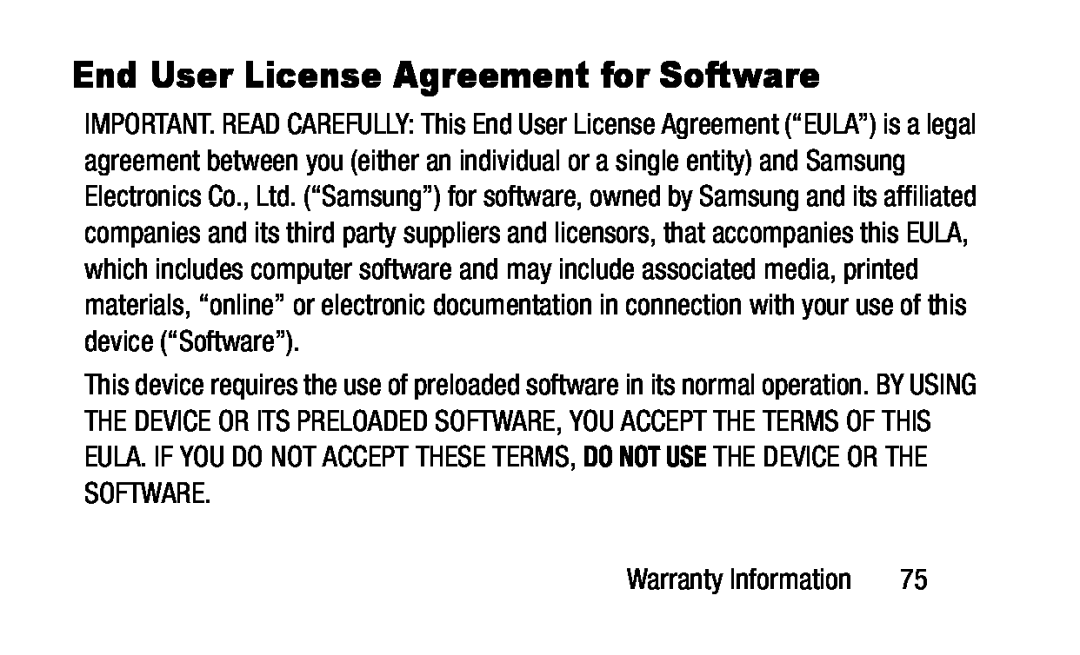 DO NOT USE End User License Agreement for Software