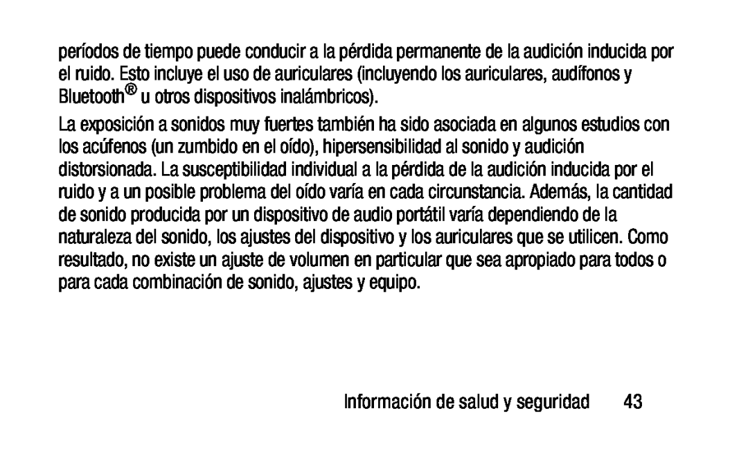 Información de salud y seguridad Galaxy Tab 4 10.1 NOOK Wi-Fi