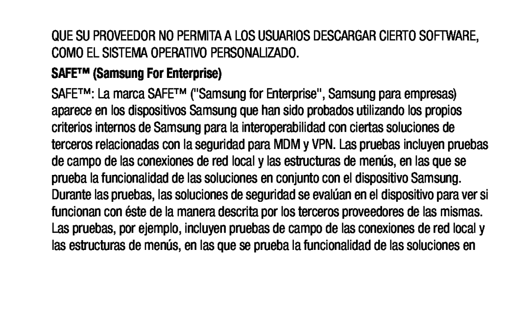 SAFE™ (Samsung For Enterprise) Galaxy Tab 4 10.1 Wi-Fi