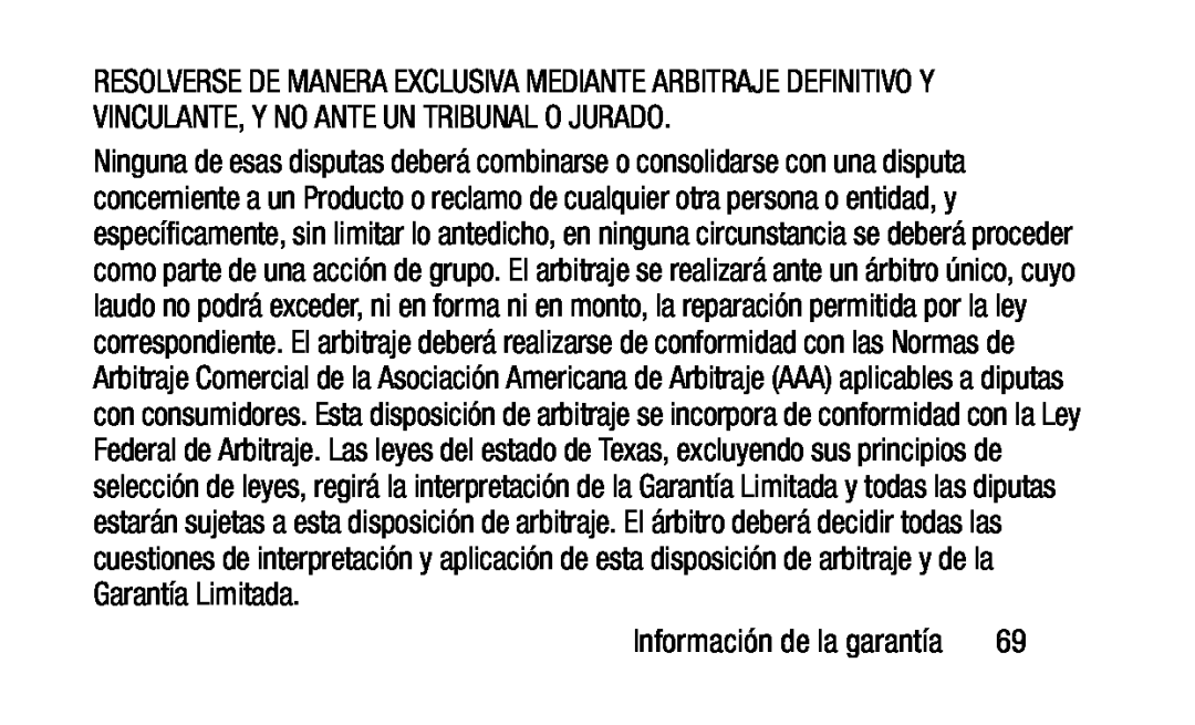 Información de la garantía