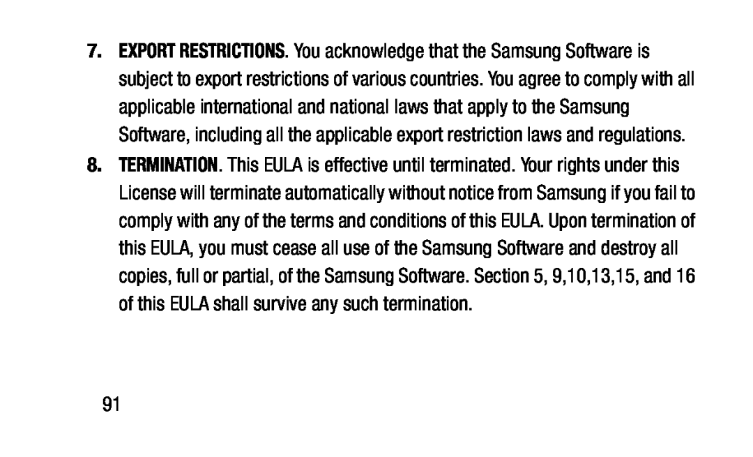 EXPORT RESTRICTIONS TERMINATION