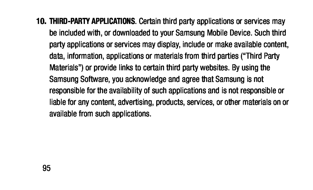 THIRD-PARTY APPLICATIONS