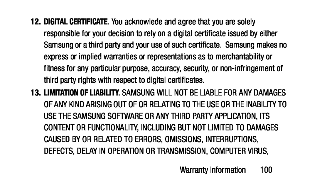 DIGITAL CERTIFICATE Galaxy Tab 3 Lite Wi-Fi