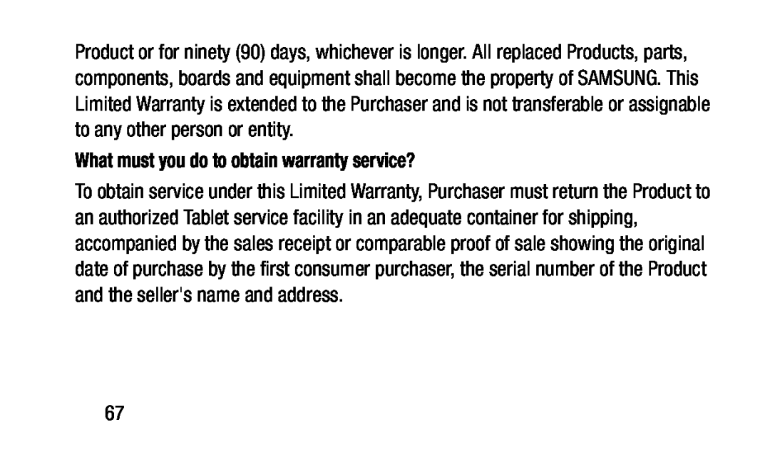 What must you do to obtain warranty service