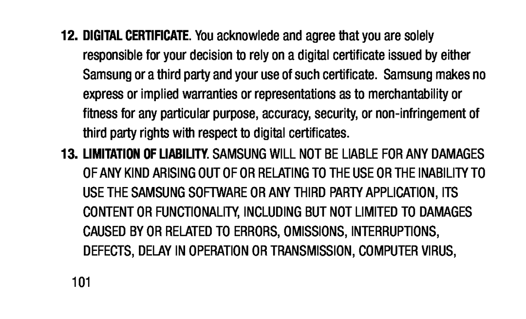 DIGITAL CERTIFICATE Galaxy Tab 3 Lite Wi-Fi