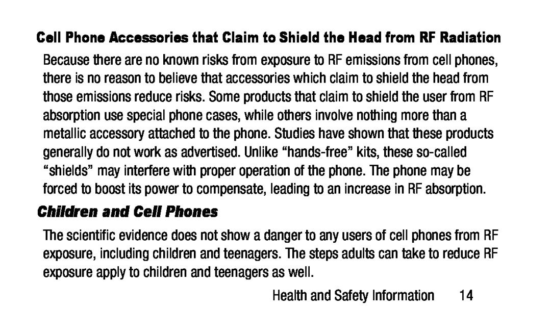 Children and Cell Phones