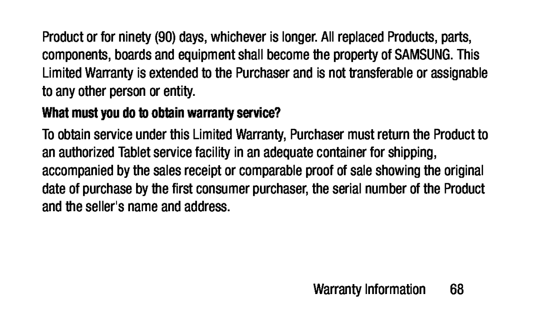 What must you do to obtain warranty service