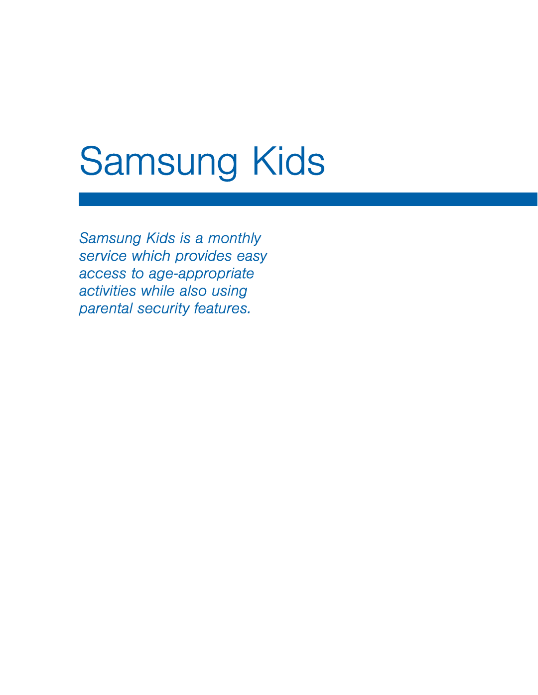 Samsung Kids