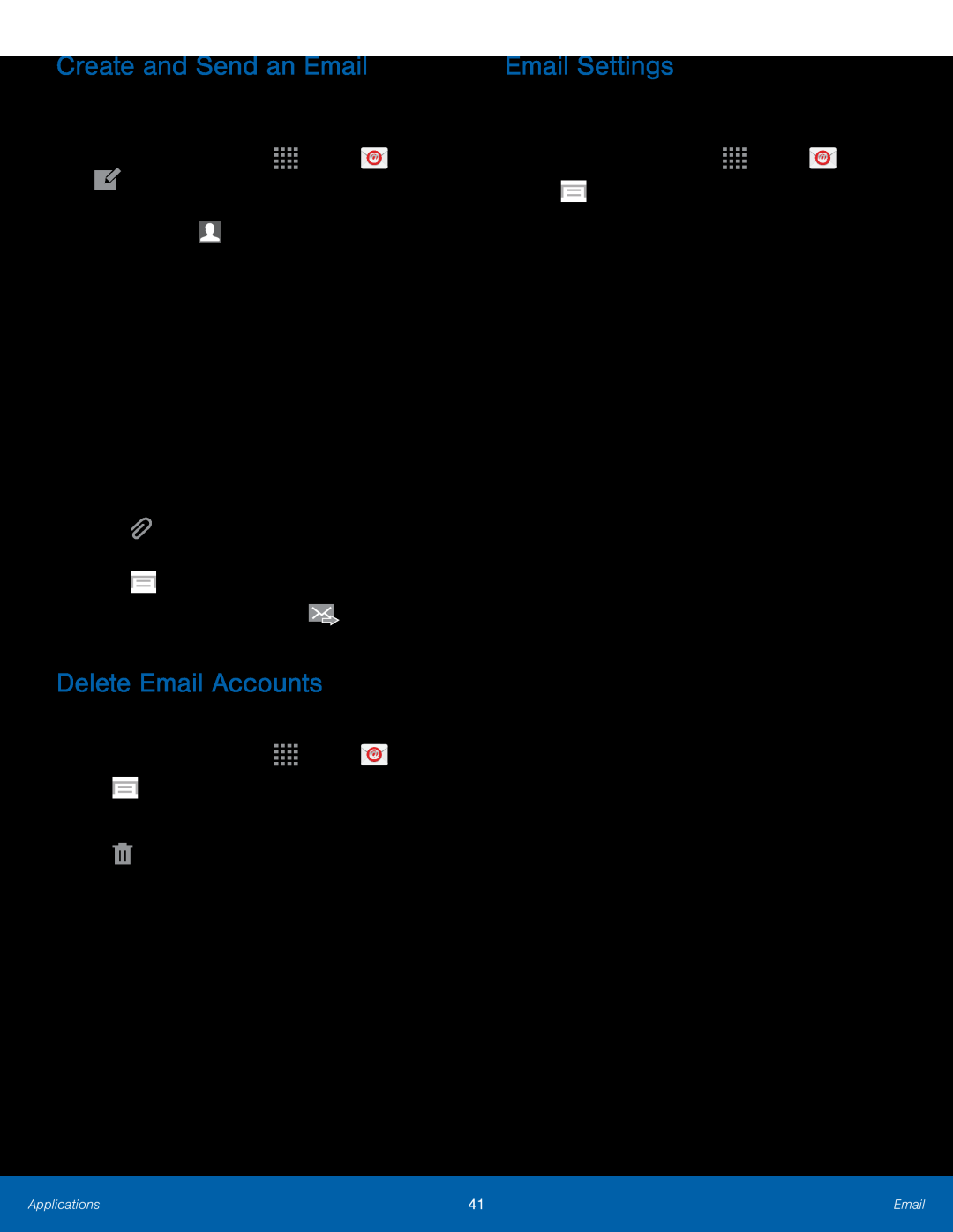 Email Settings Galaxy Tab 3 Lite Wi-Fi