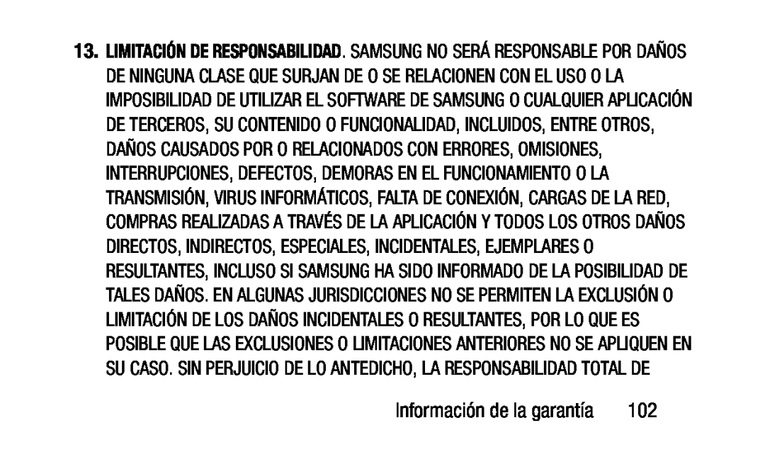 Información de la garantía