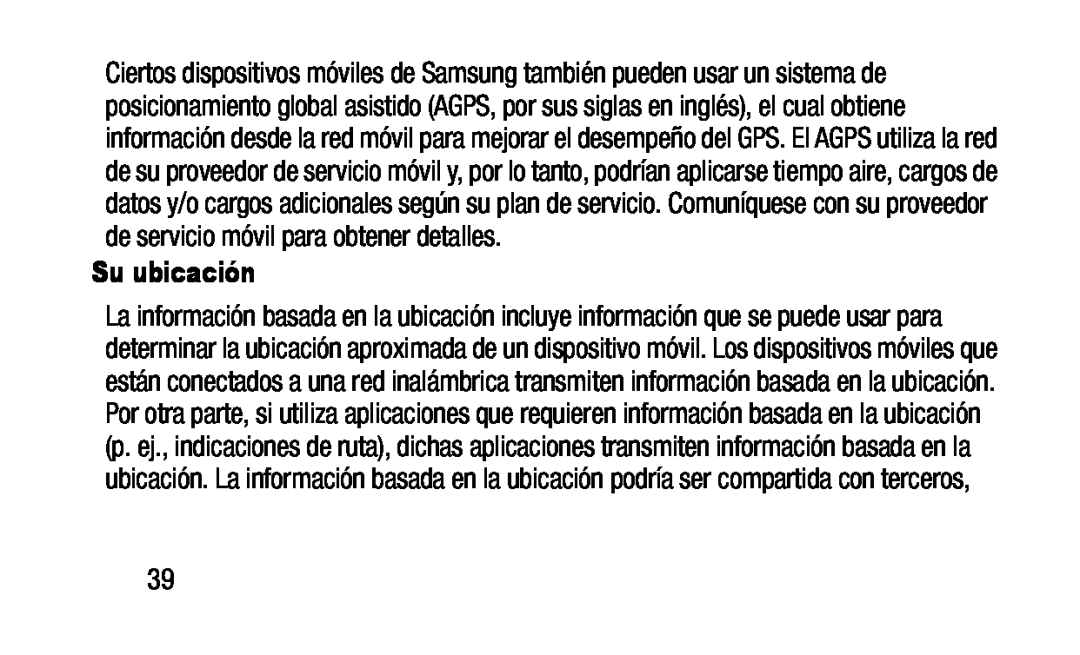 Su ubicación Galaxy Tab 3 Lite Wi-Fi