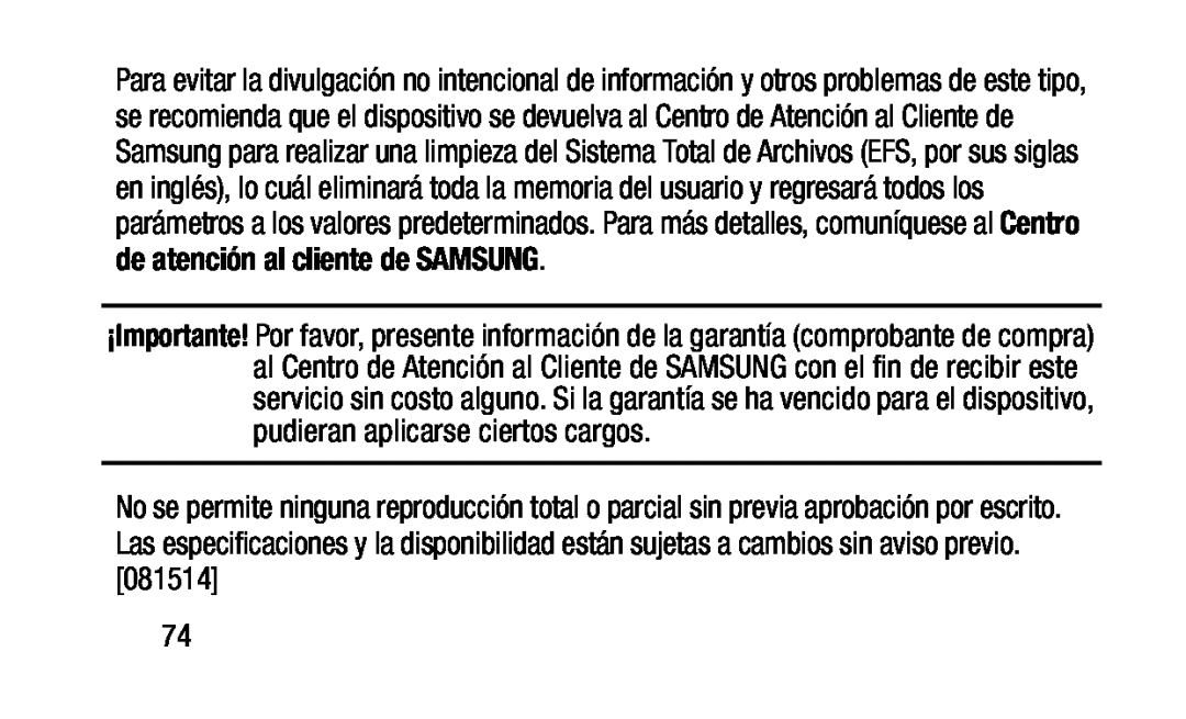 de atención al cliente de SAMSUNG