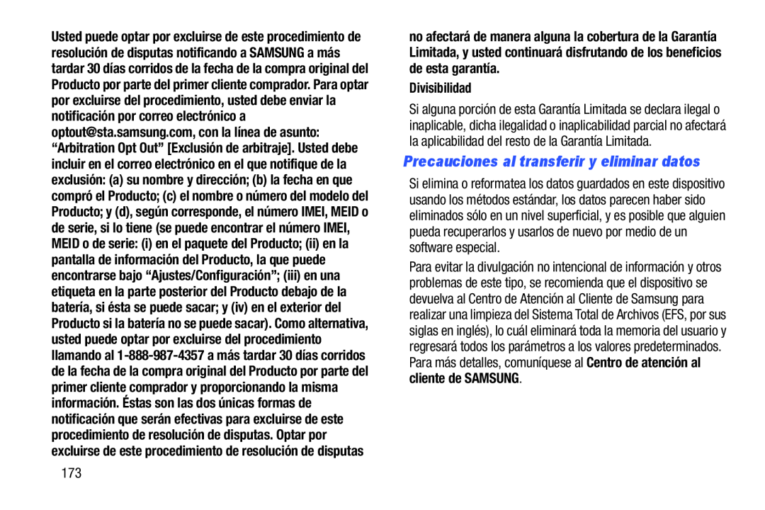 Precauciones al transferir y eliminar datos