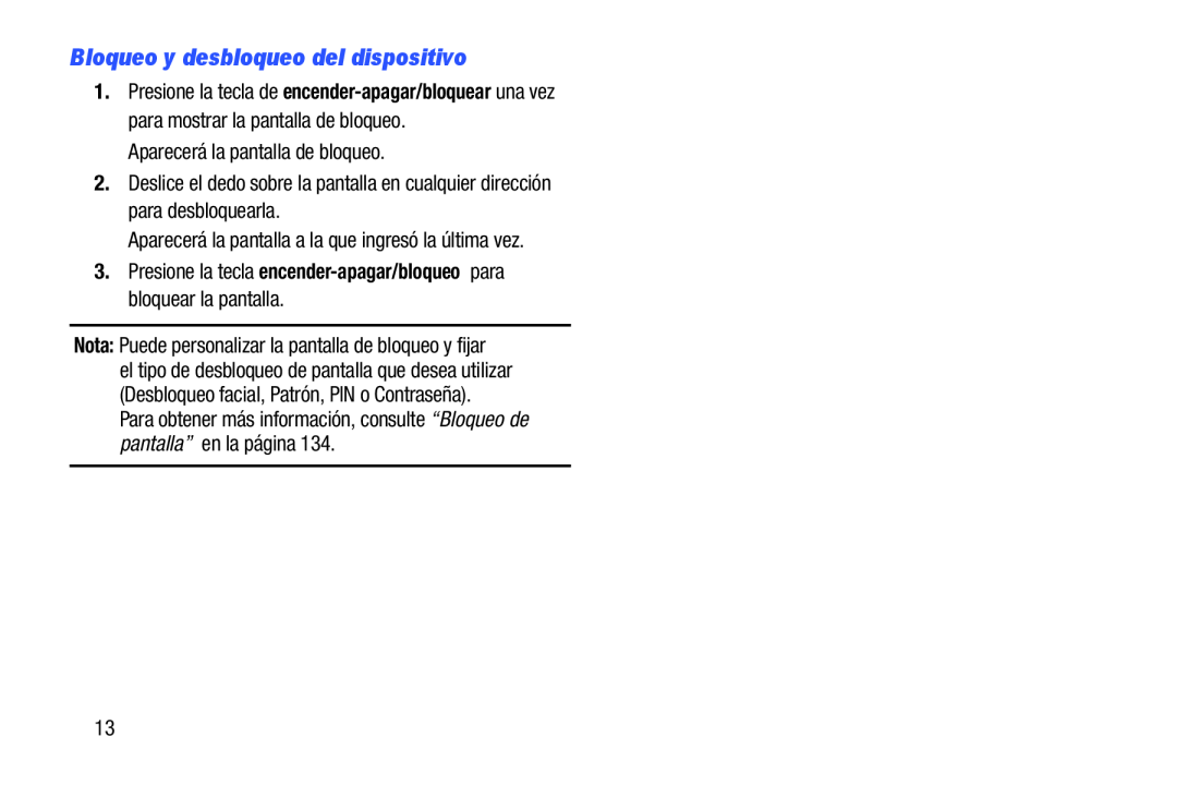 Bloqueo y desbloqueo del dispositivo