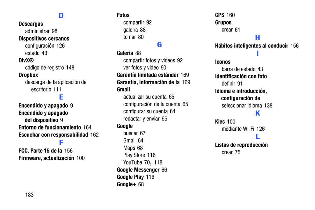 Encendido y apagado Galaxy Tab 3 7.0 Kids Wi-Fi