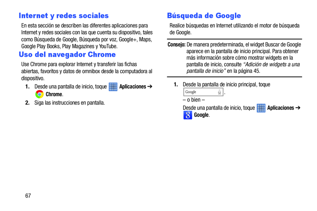 Internet y redes sociales Uso del navegador Chrome