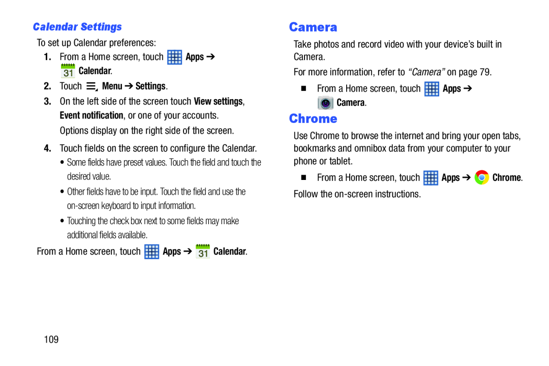 Calendar Settings Galaxy Tab 3 7.0 Kids Wi-Fi