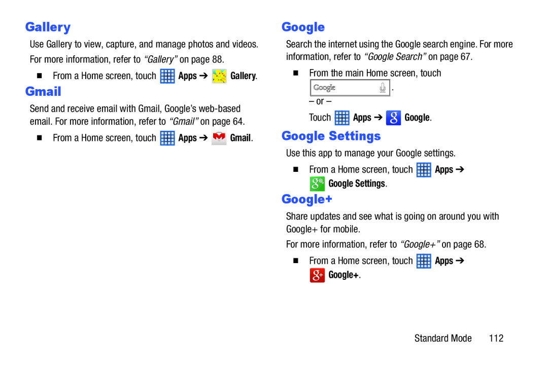 Google Google Settings