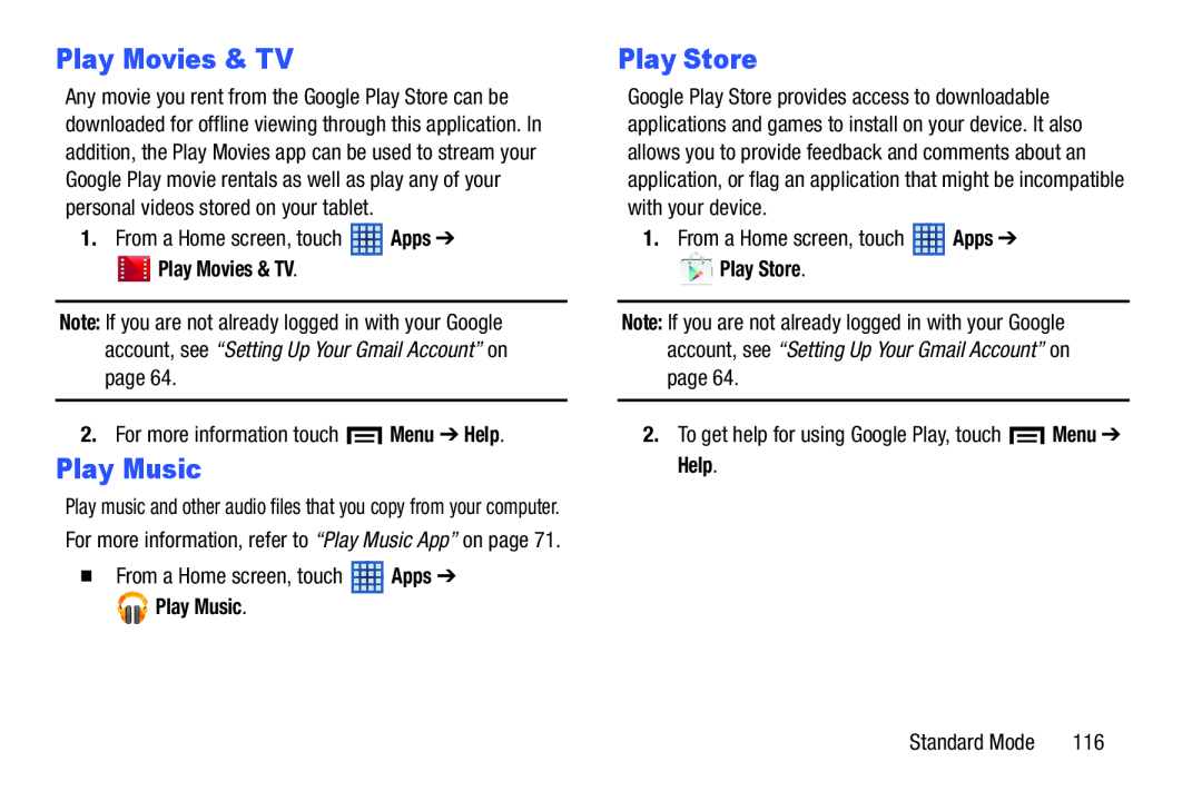 Play Movies & TV Galaxy Tab 3 7.0 Kids Wi-Fi