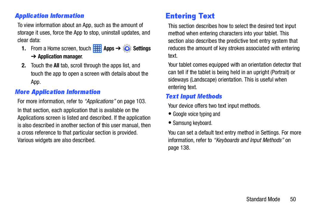 Application Information More Application Information