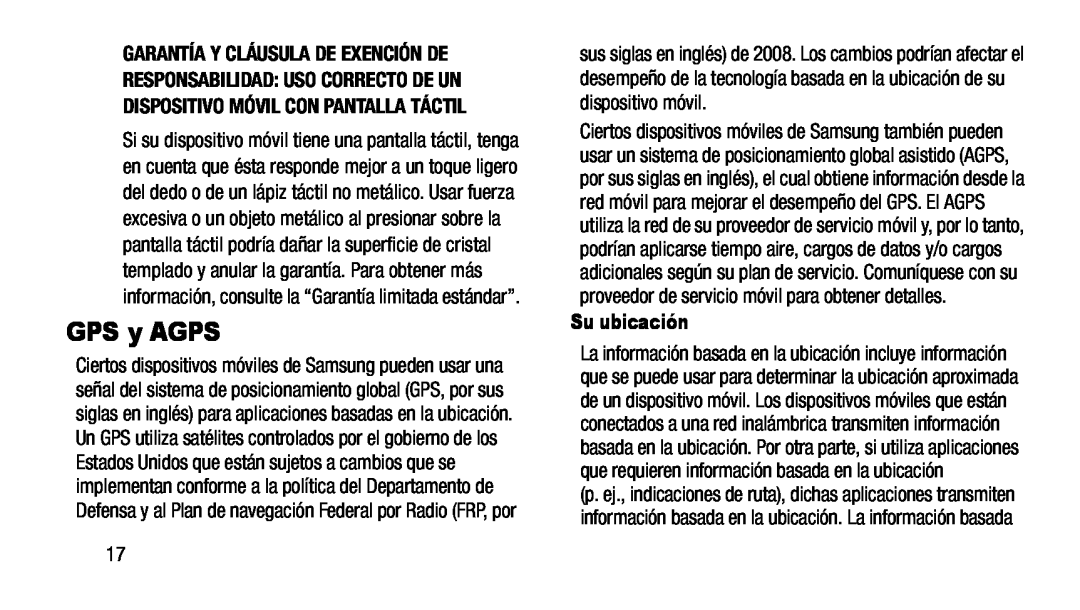 Su ubicación GPS y AGPS